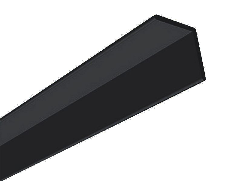פרופיל זווית PVC שחור